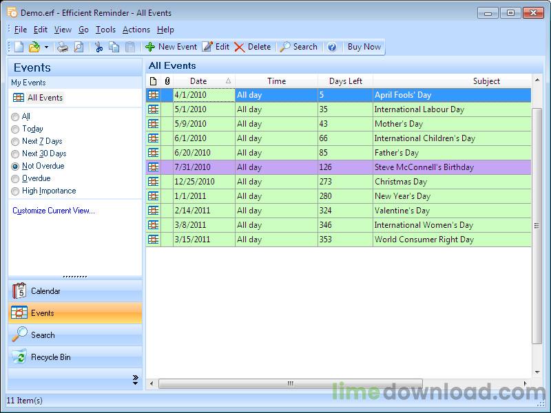 Efficient Reminder Free