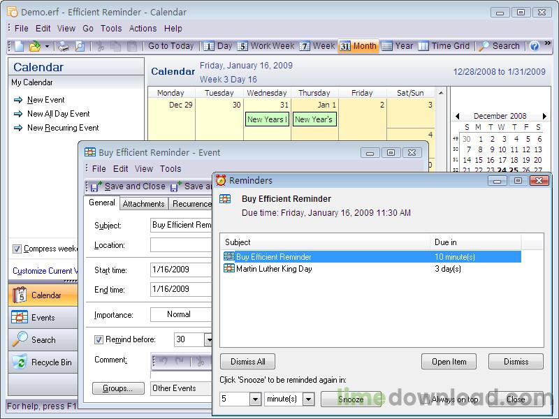 Efficient Reminder Free