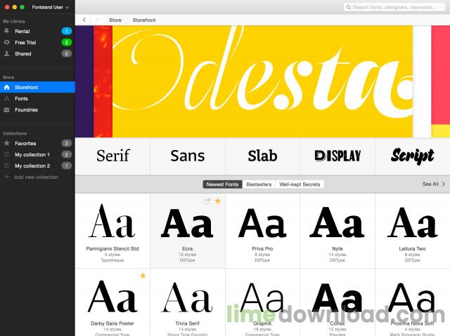 Fontstand