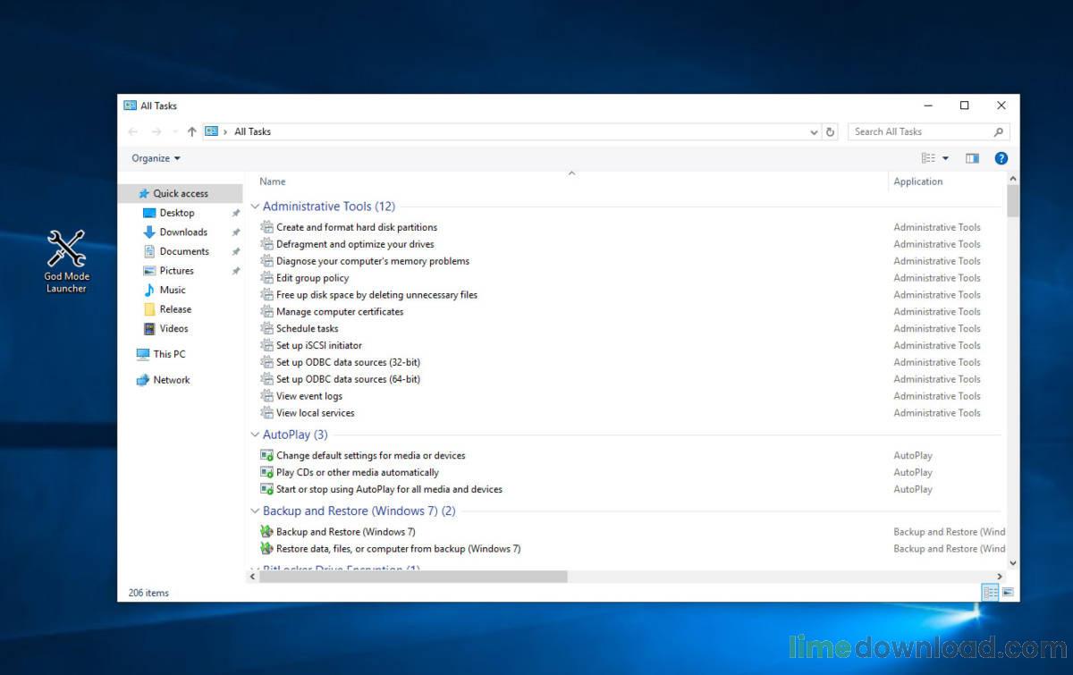God Mode Launcher