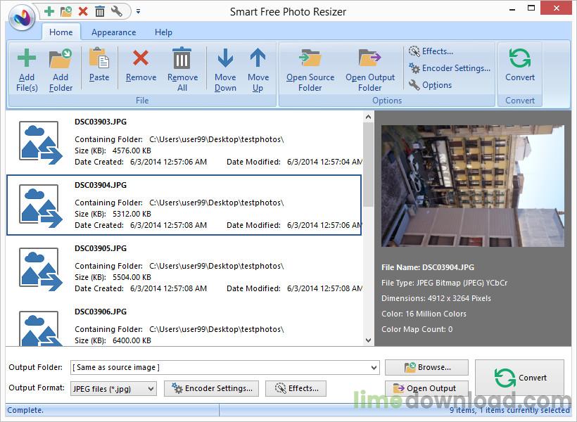 Smart Free Photo Resizer
