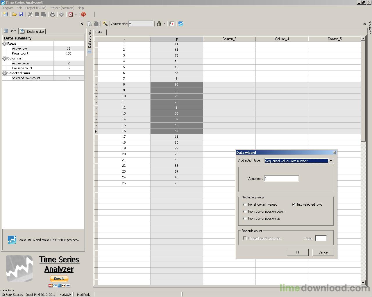 Time Series Analyzer