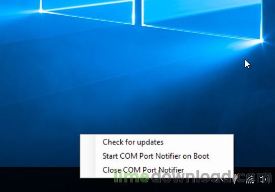 COM Port Notifier