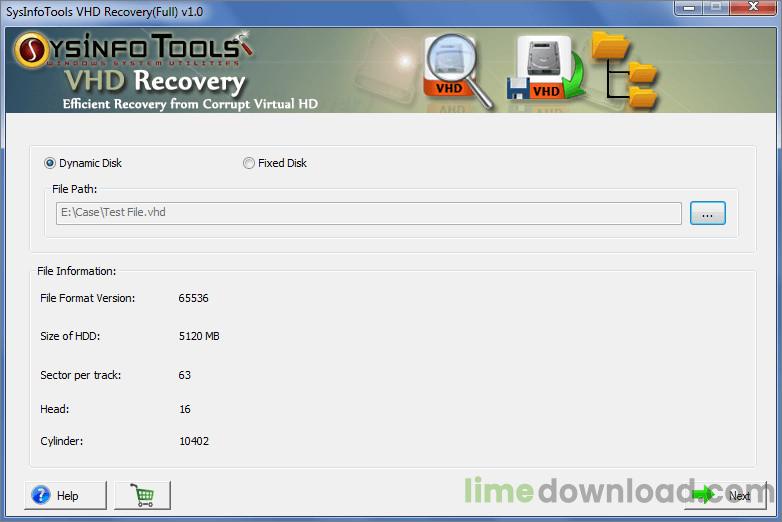 SysInfoTools VHD Recovery
