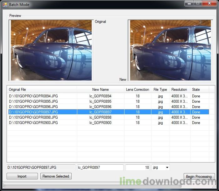 Fish Eye Normalizer