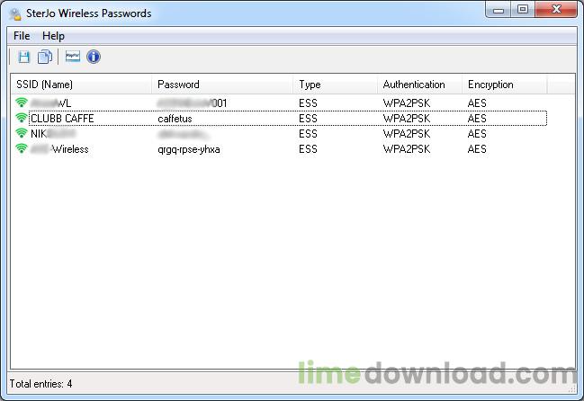 SterJo Wireless Passwords Portable