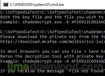 Shade Ransomware Decryption Tool