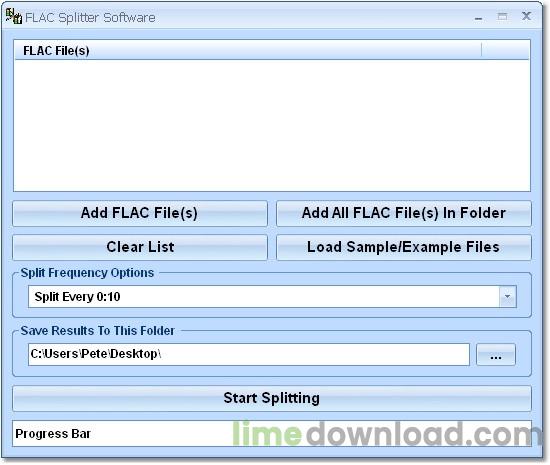 FLAC Splitter Software