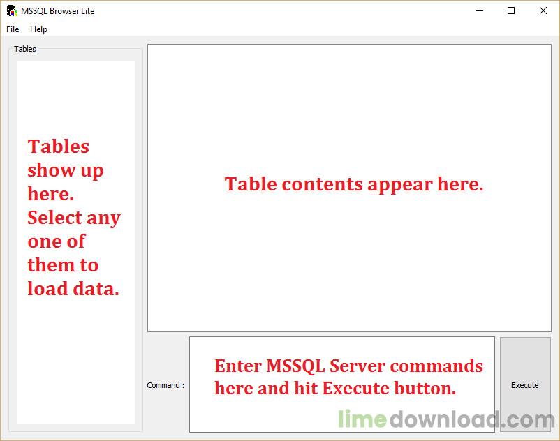 MSSQL Browser Lite