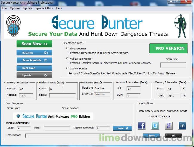 Secure Hunter Anti-Malware Pro