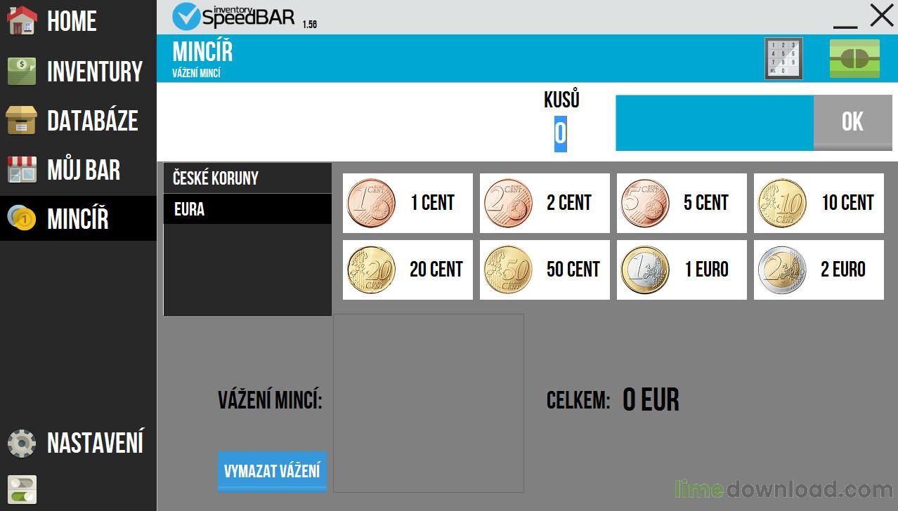 SpeedBAR inventura alkoholu