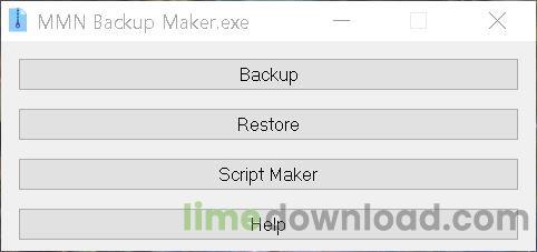 MMN Backup Maker