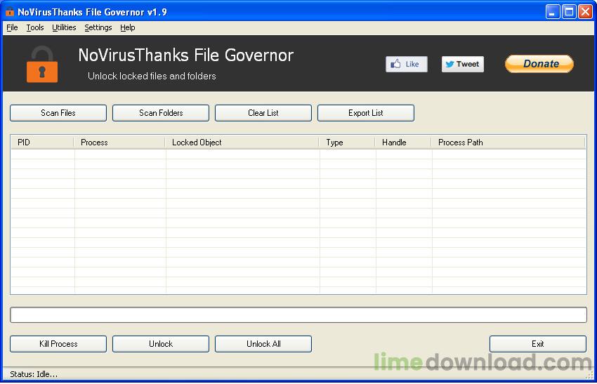 NoVirusThanks File Governor