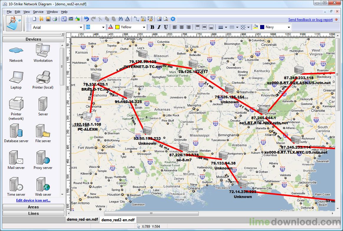 10-Strike Network Diagram