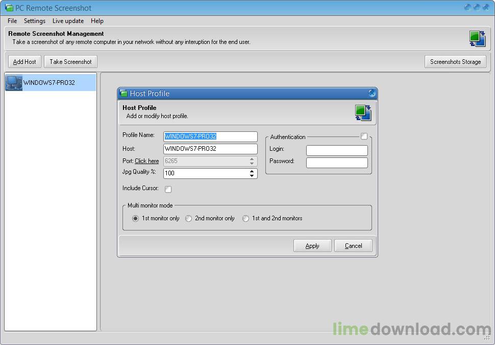 PC Remote Screenshot