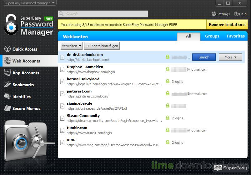 SuperEasy Password Manager Free