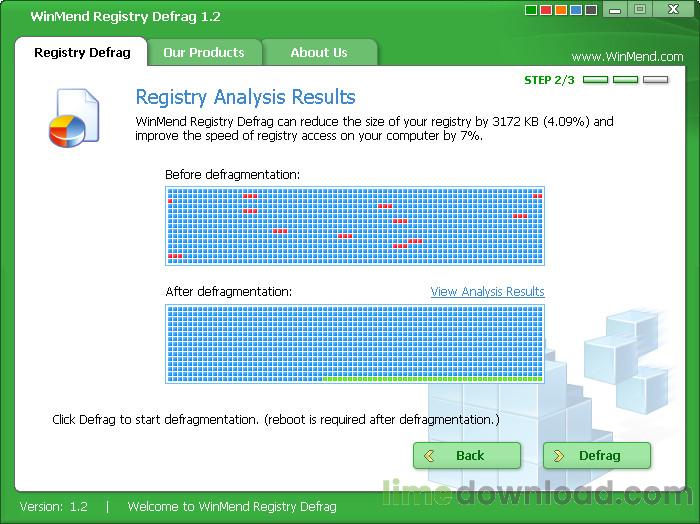 WinMend Registry Defrag