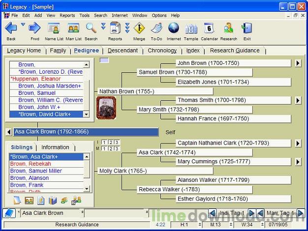 Legacy Family Tree