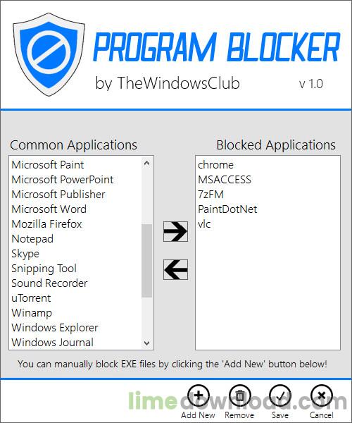 Program Blocker