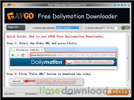 AVGO Free Dailymotion Downloader