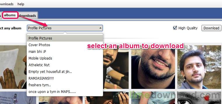 Facebook Albums Downloader