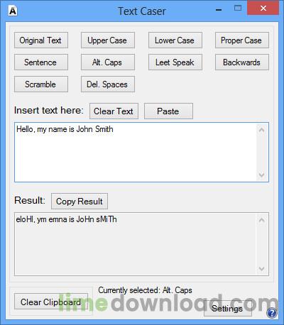 Text Caser