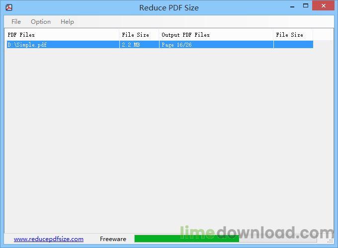 Reduce PDF Size