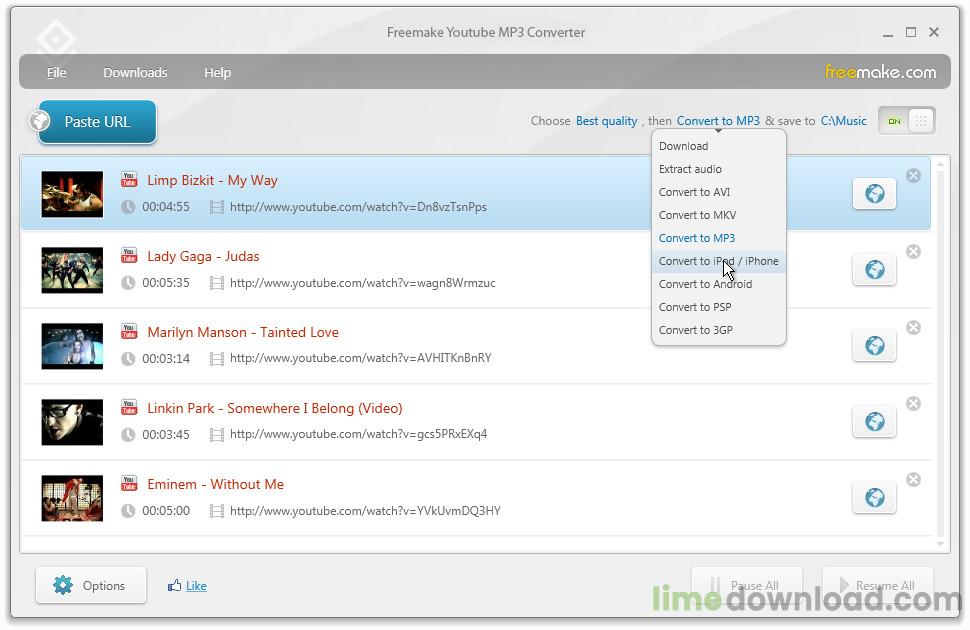 Freemake YouTube MP3 Converter