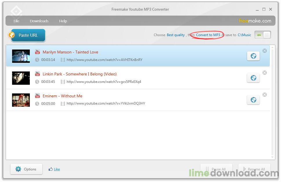 Freemake YouTube MP3 Converter