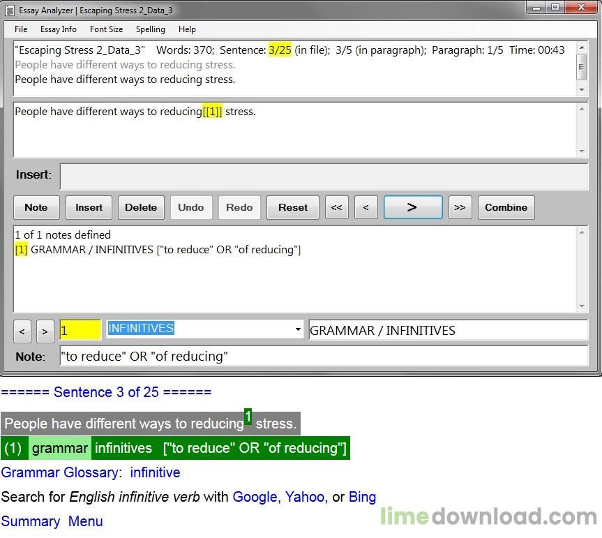 Essay Analyzer