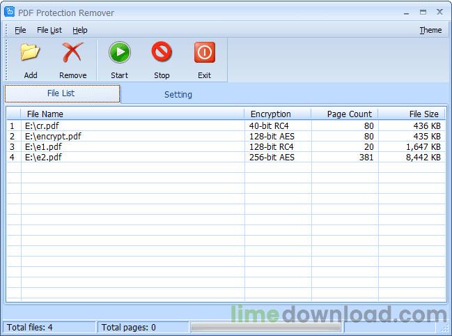 PDF Protection Remover