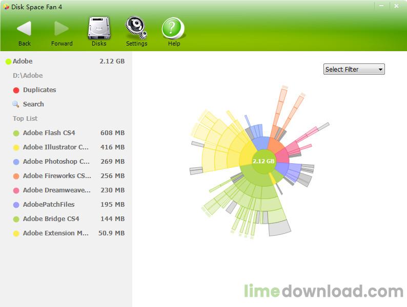 Disk Space Fan