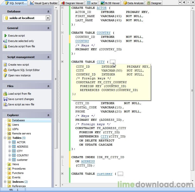 MaxDB Code Factory