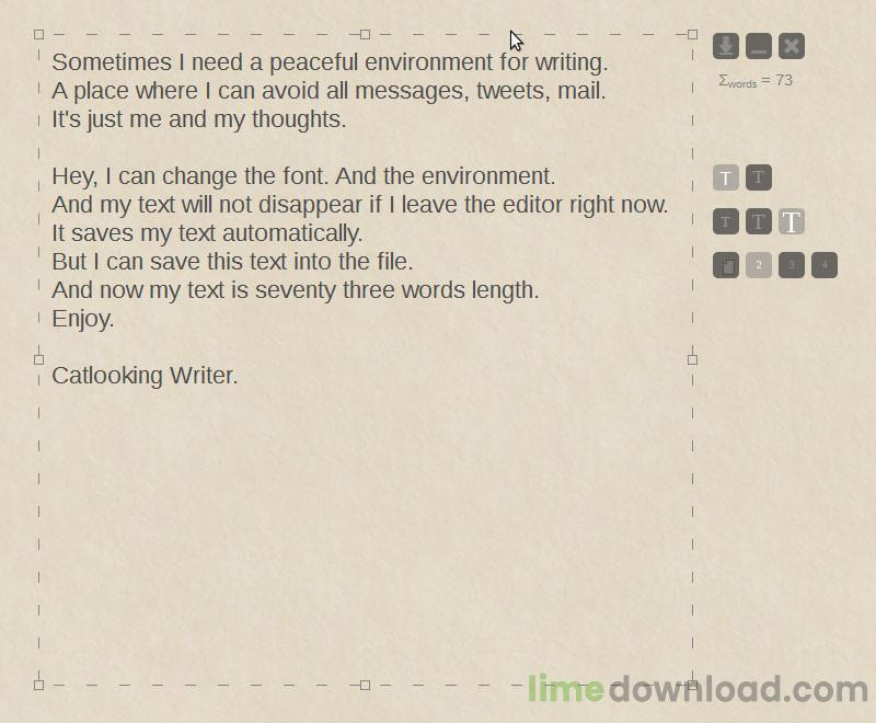 Catlooking Writer Ubuntu