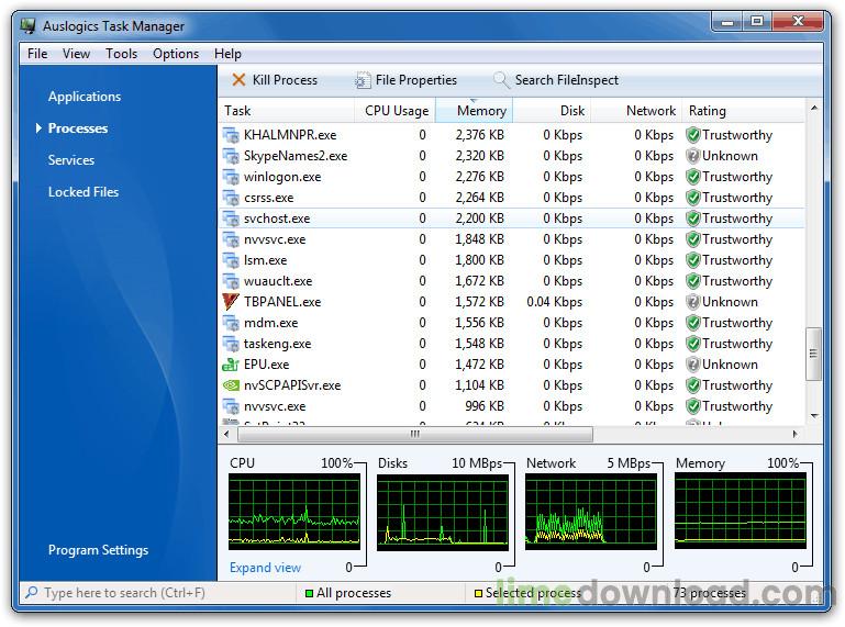 Auslogics Task Manager