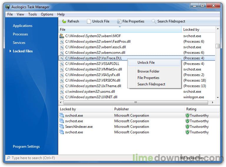 Auslogics Task Manager