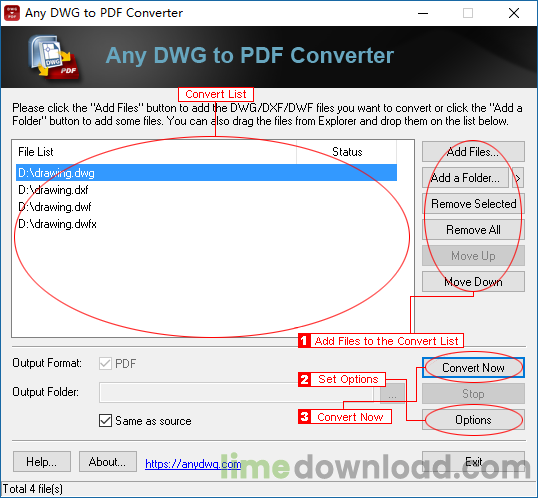 Any DWG to PDF Converter PRO