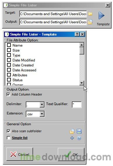 Simple File Lister