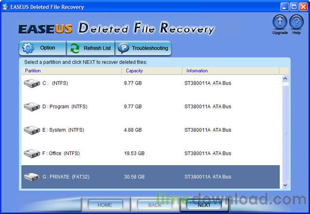 EASEUS Deleted File Recovery