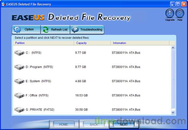 EASEUS Deleted File Recovery