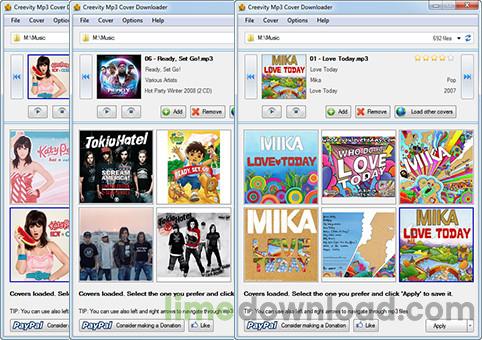 Creevity MP3 Cover Downloader