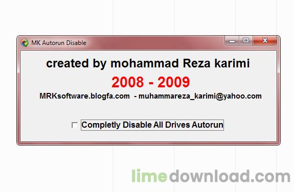 MK Autorun Disabler