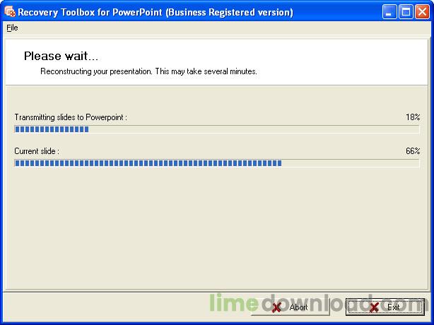 Recovery Toolbox for PowerPoint