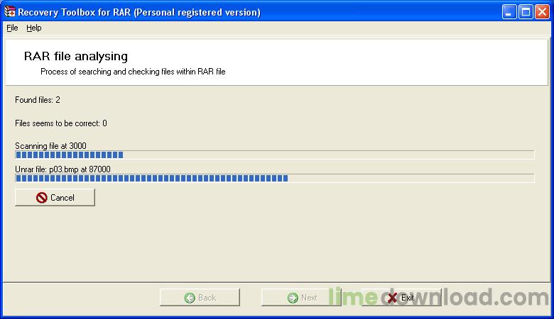 Recovery Toolbox for RAR