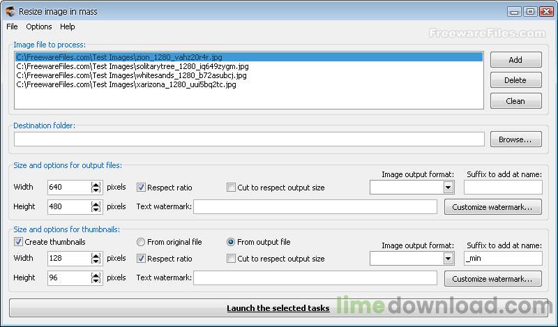 Resize Image in Mass