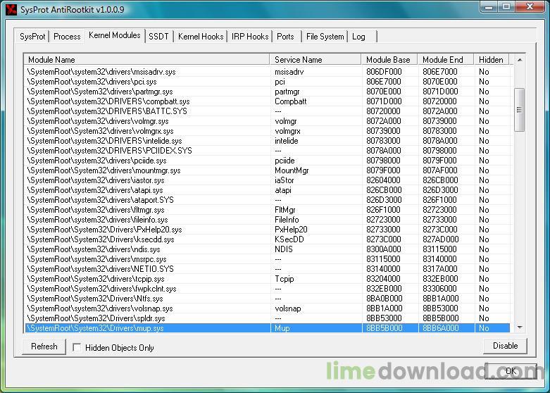 SysProt AntiRootkit