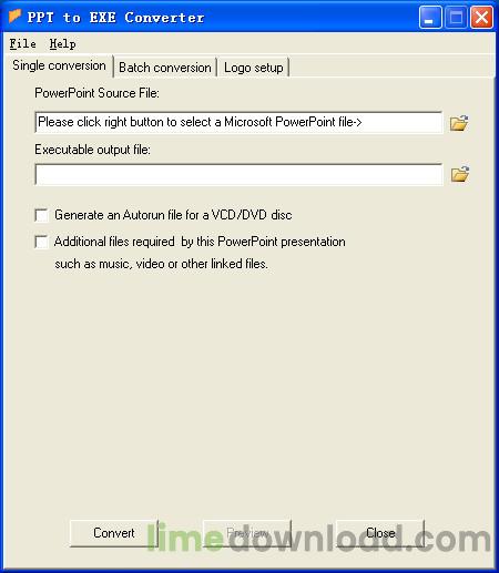 PPT to EXE Converter