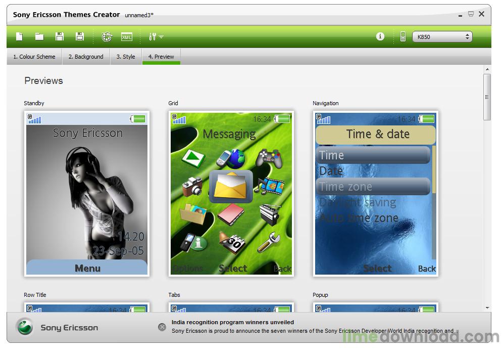 SonyEricsson Themes Creator
