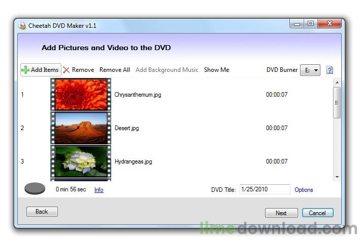 Cheetah DVD Maker