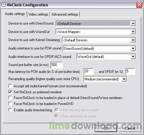 ReClock DirectShow Filter